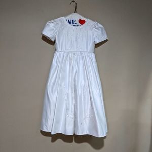 Angels white dress